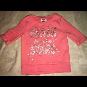 3/4 sleeve 4T sweatshirt old navy girls